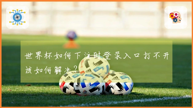 世界杯如何下注时登录入口打不开该如何解决？