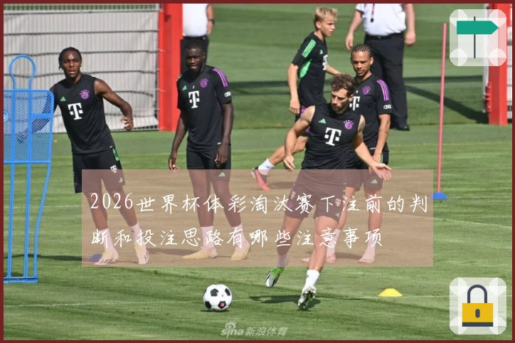 2026世界杯体彩淘汰赛下注前的判断和投注思路有哪些注意事项