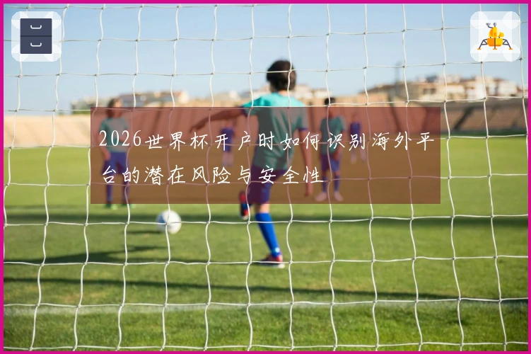 2026世界杯开户时如何识别海外平台的潜在风险与安全性